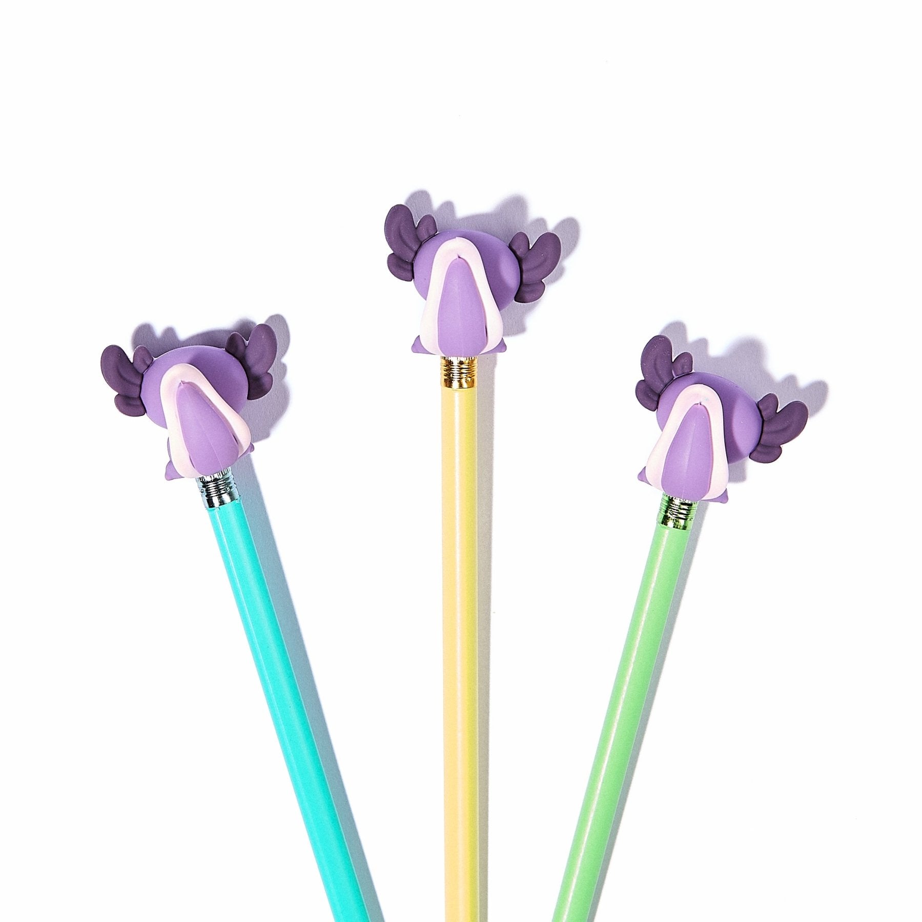 Axolotl Pencil Topper Set - Mike Bennett Studios