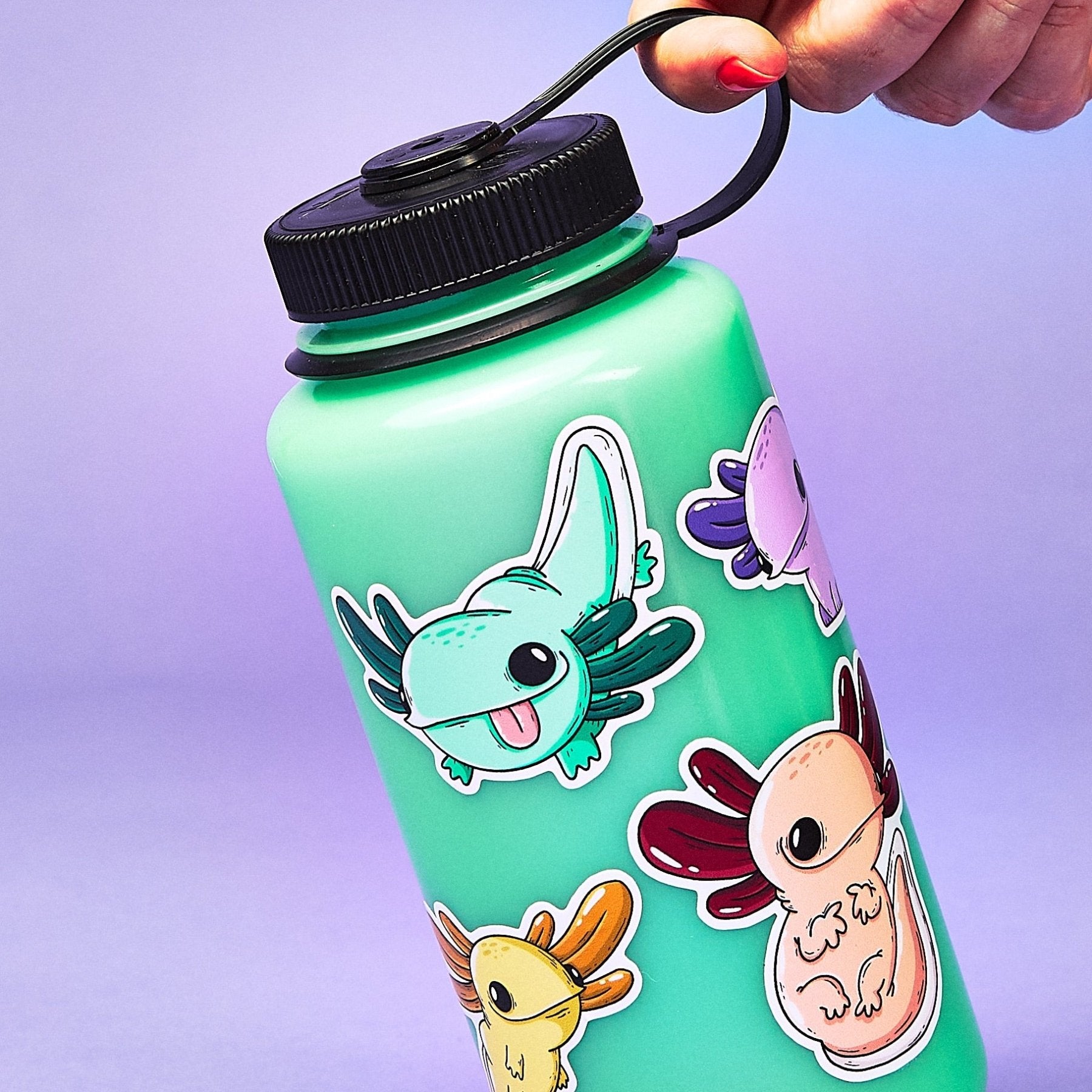 Axolotl Sticker Pack - Mike Bennett Studios