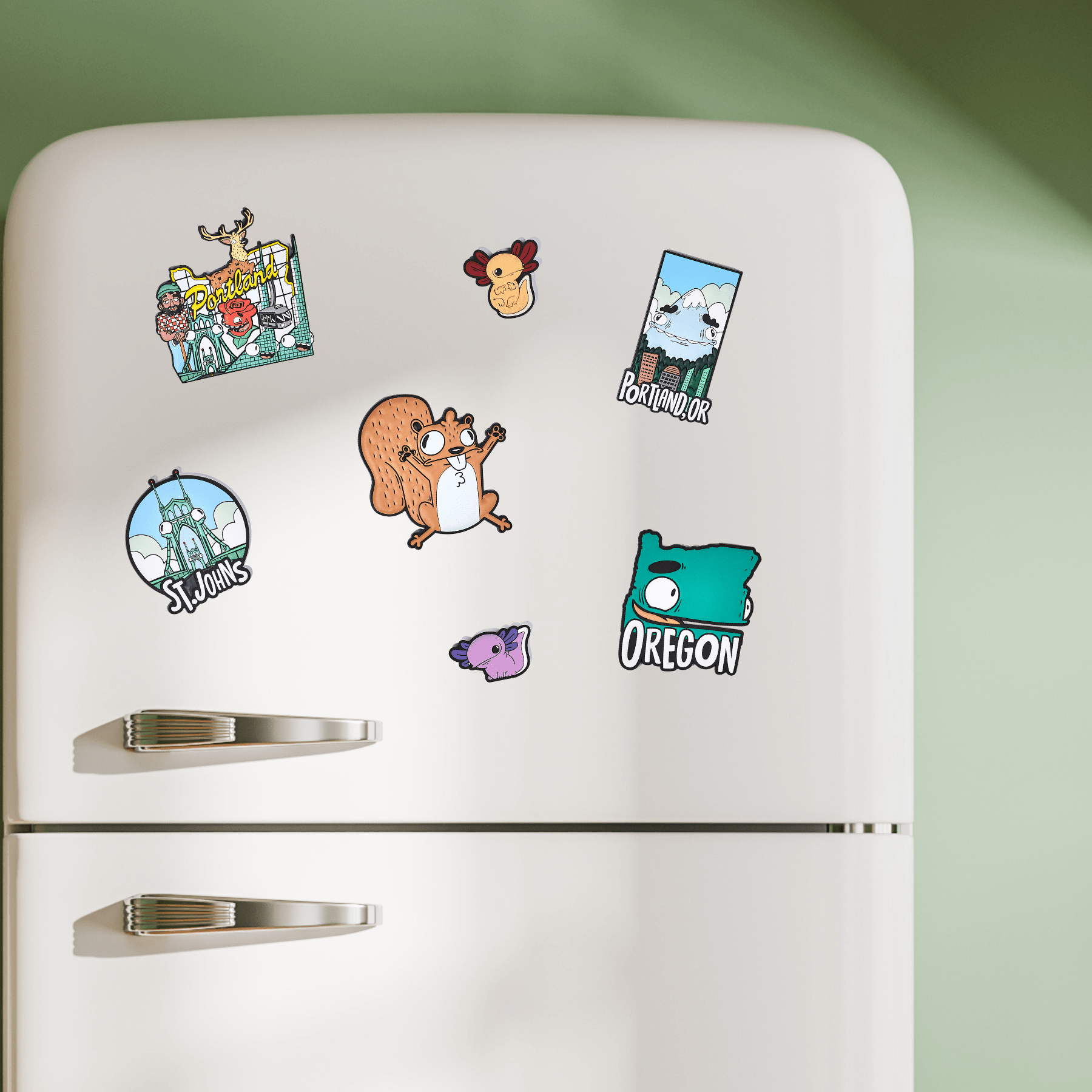 Stag Sign, Portland Magnet - Mike Bennett Studios