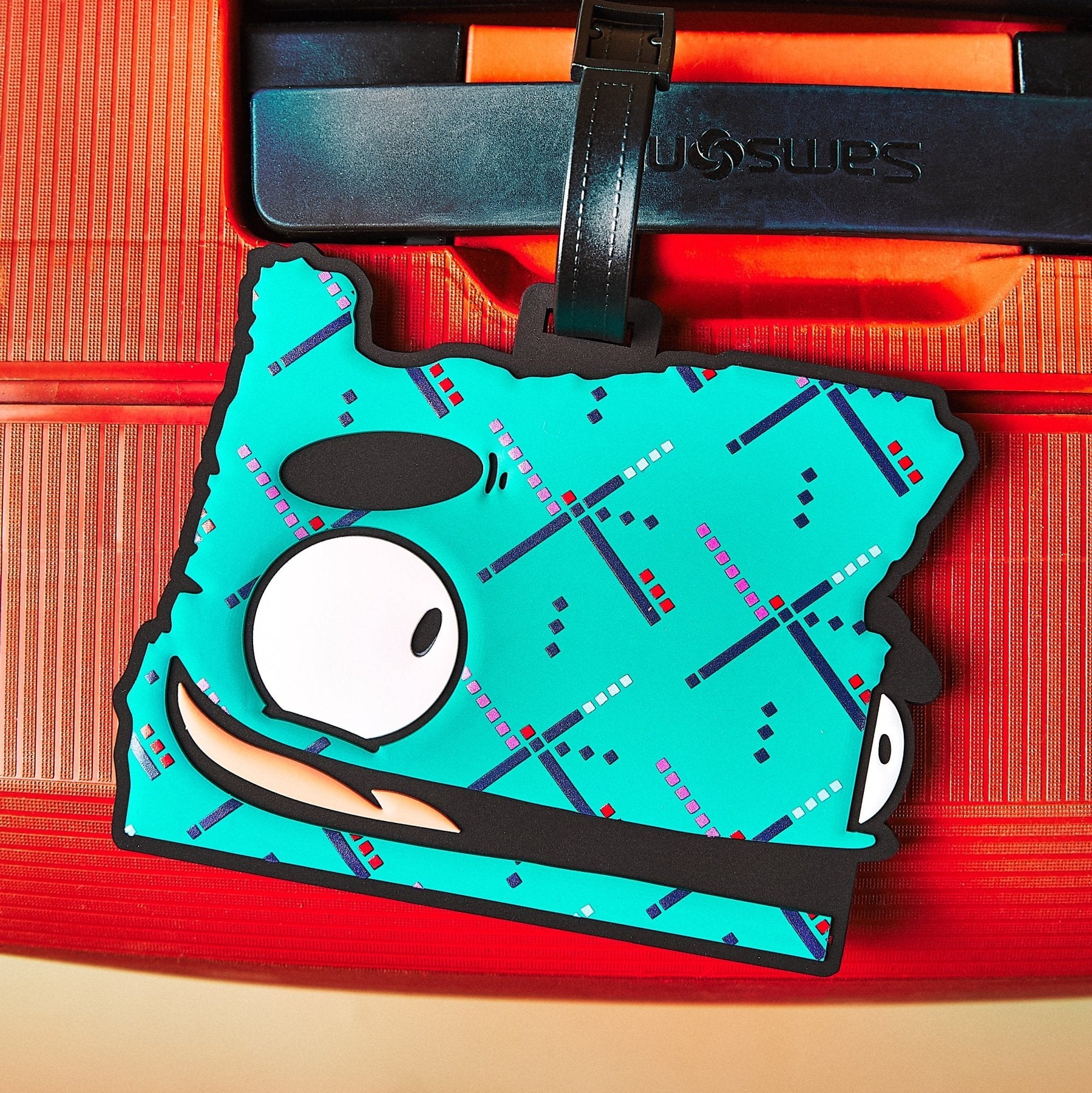 PDX Carpet, Portland Luggage Tag - Mike Bennett Studios