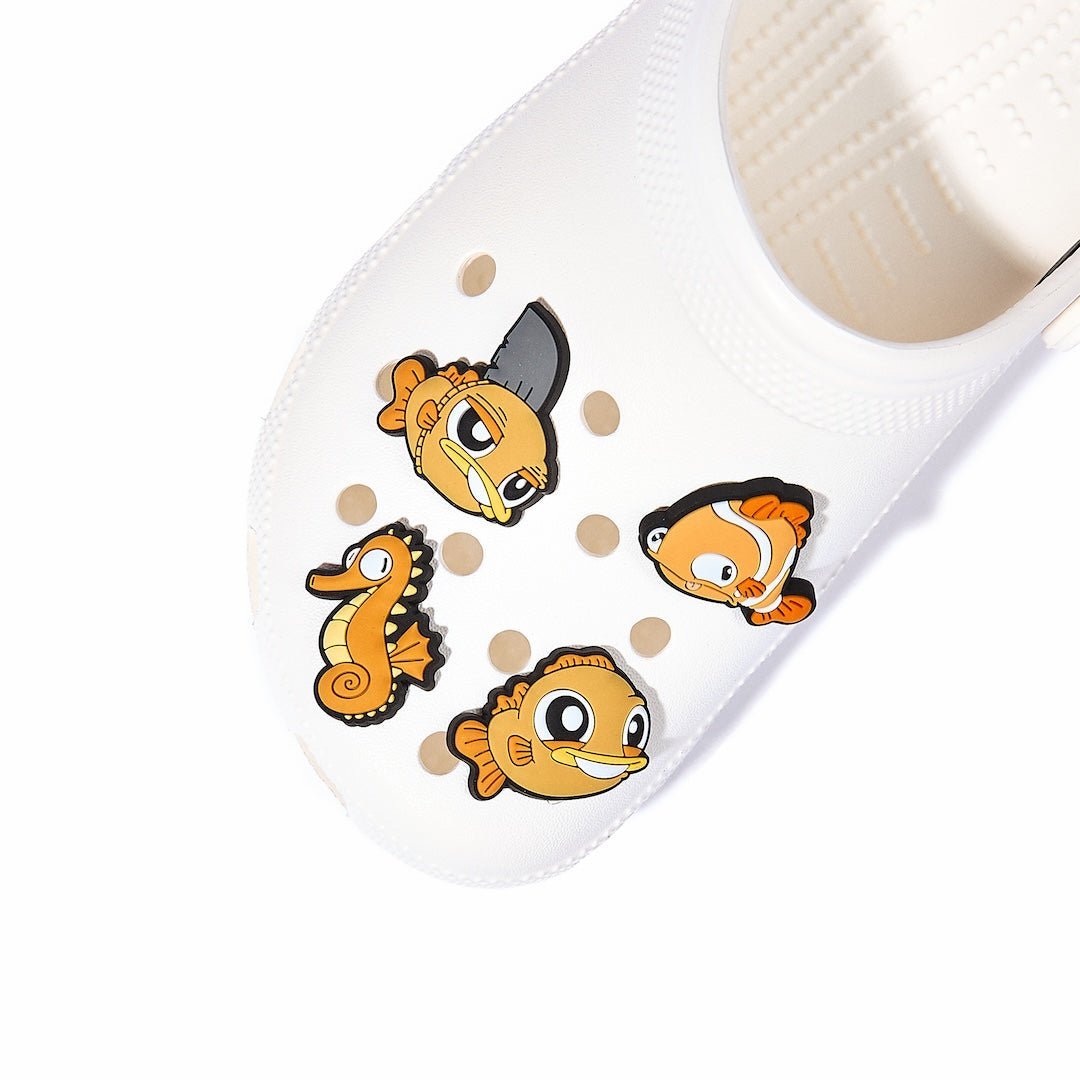 Orange Portland Aquarium Character Charm Set - Mike Bennett Studios