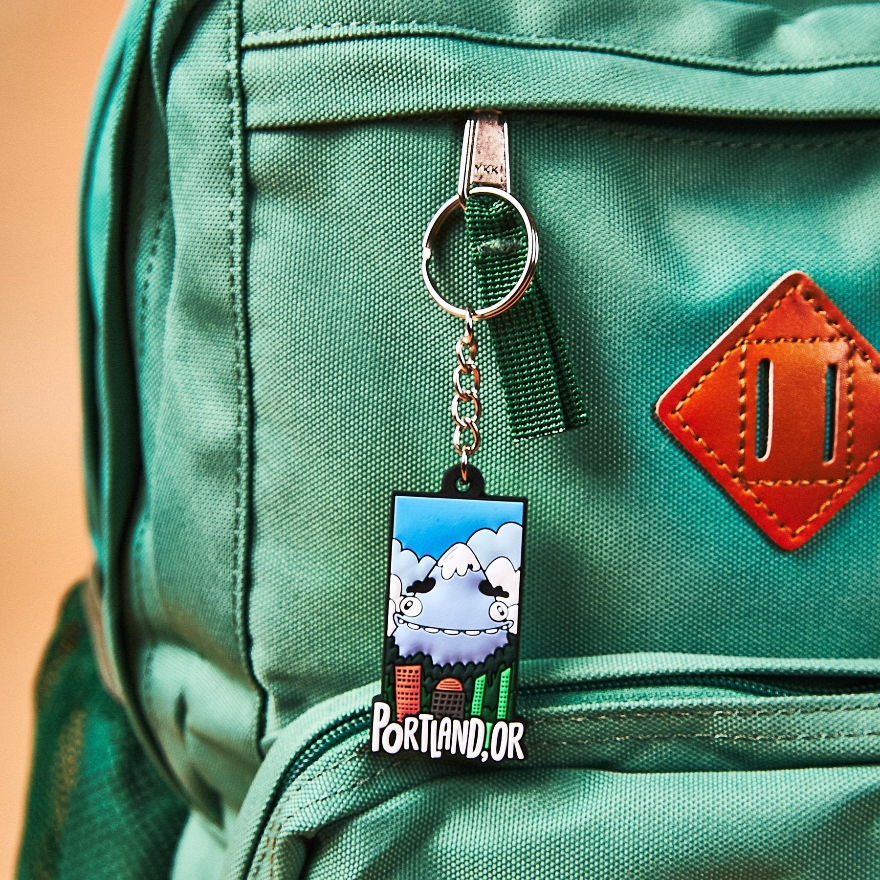 Mt. Hood, Portland Keychain - Mike Bennett Studios