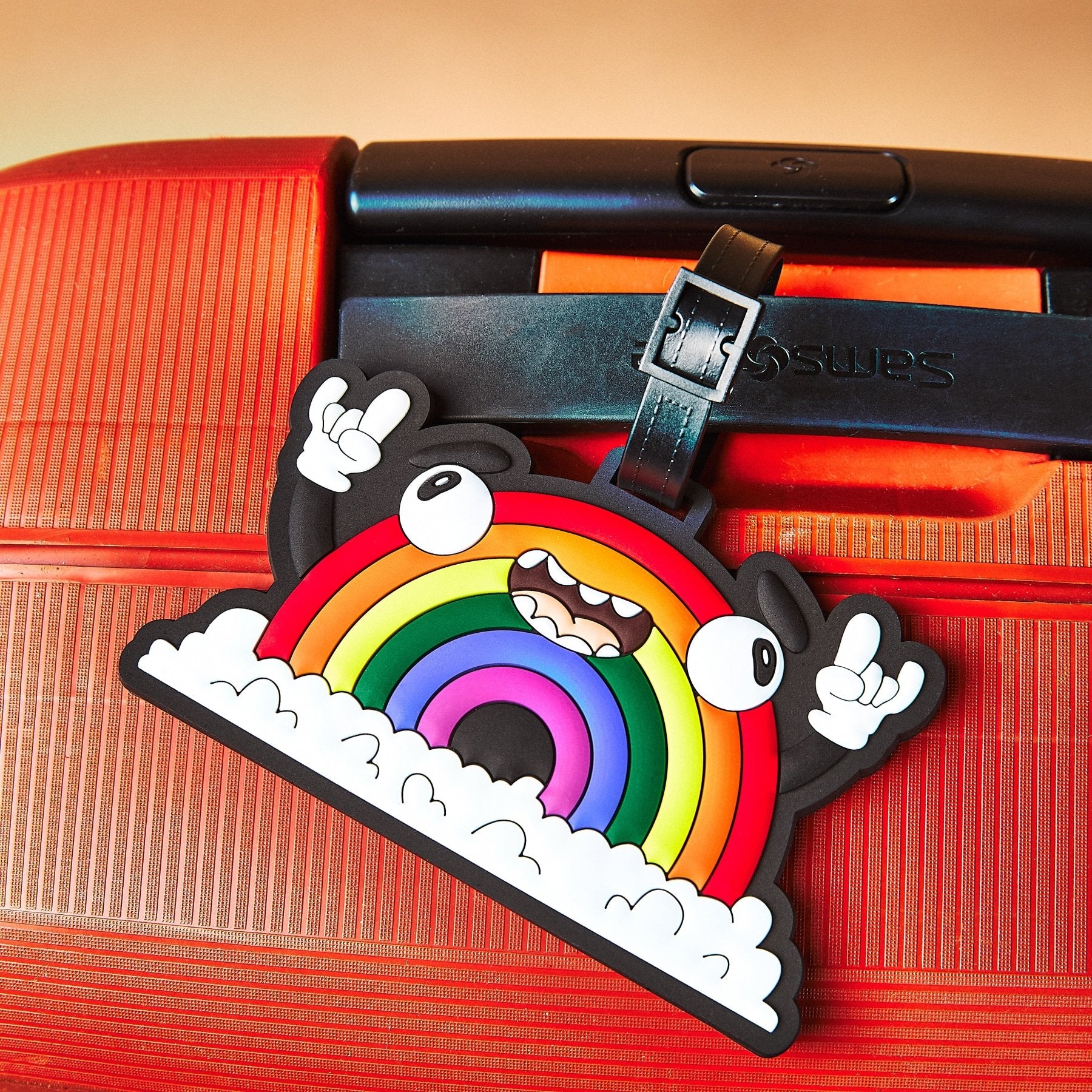 Rainbow Luggage Tag - Mike Bennett Studios