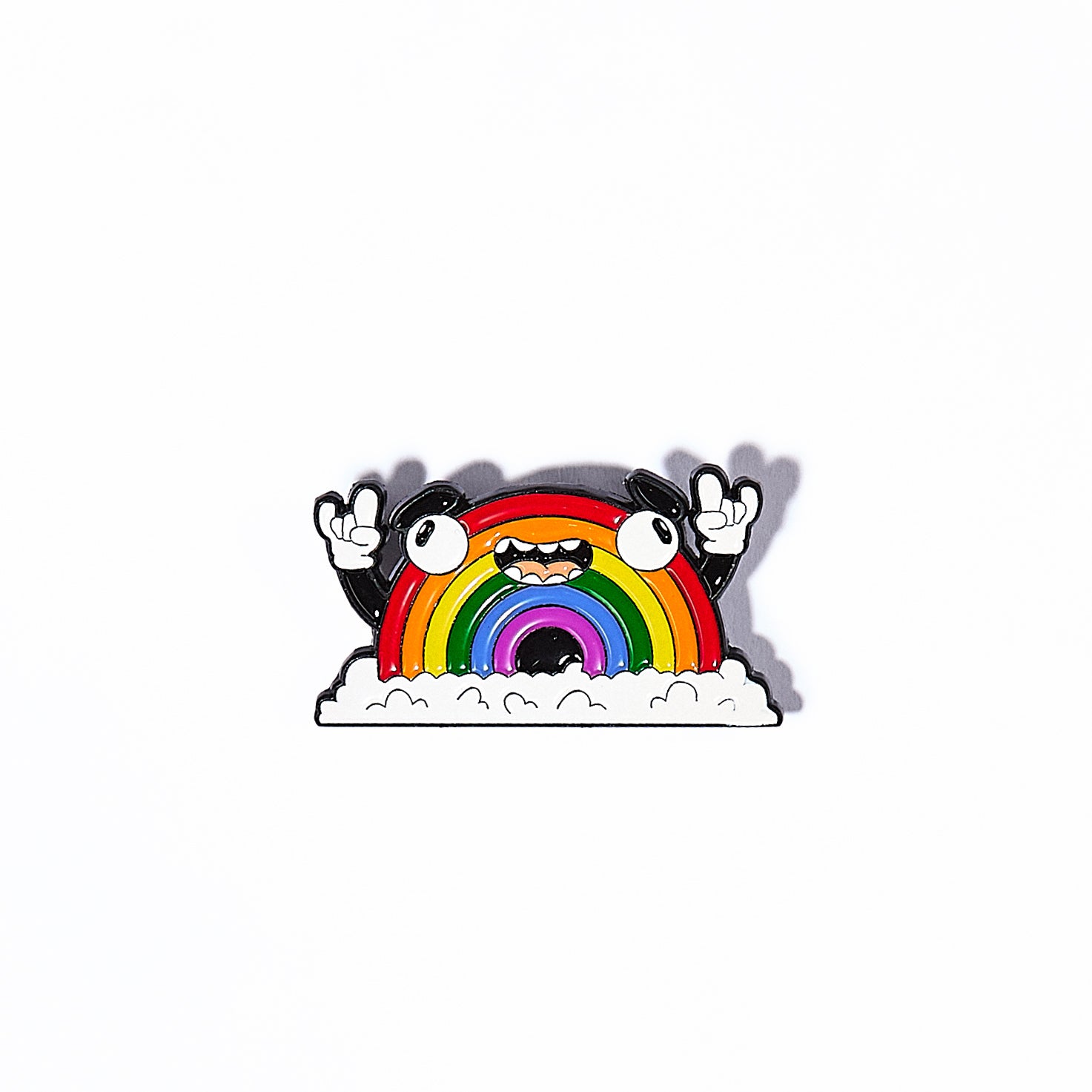 Rainbow Enamel Pin - Mike Bennett Studios