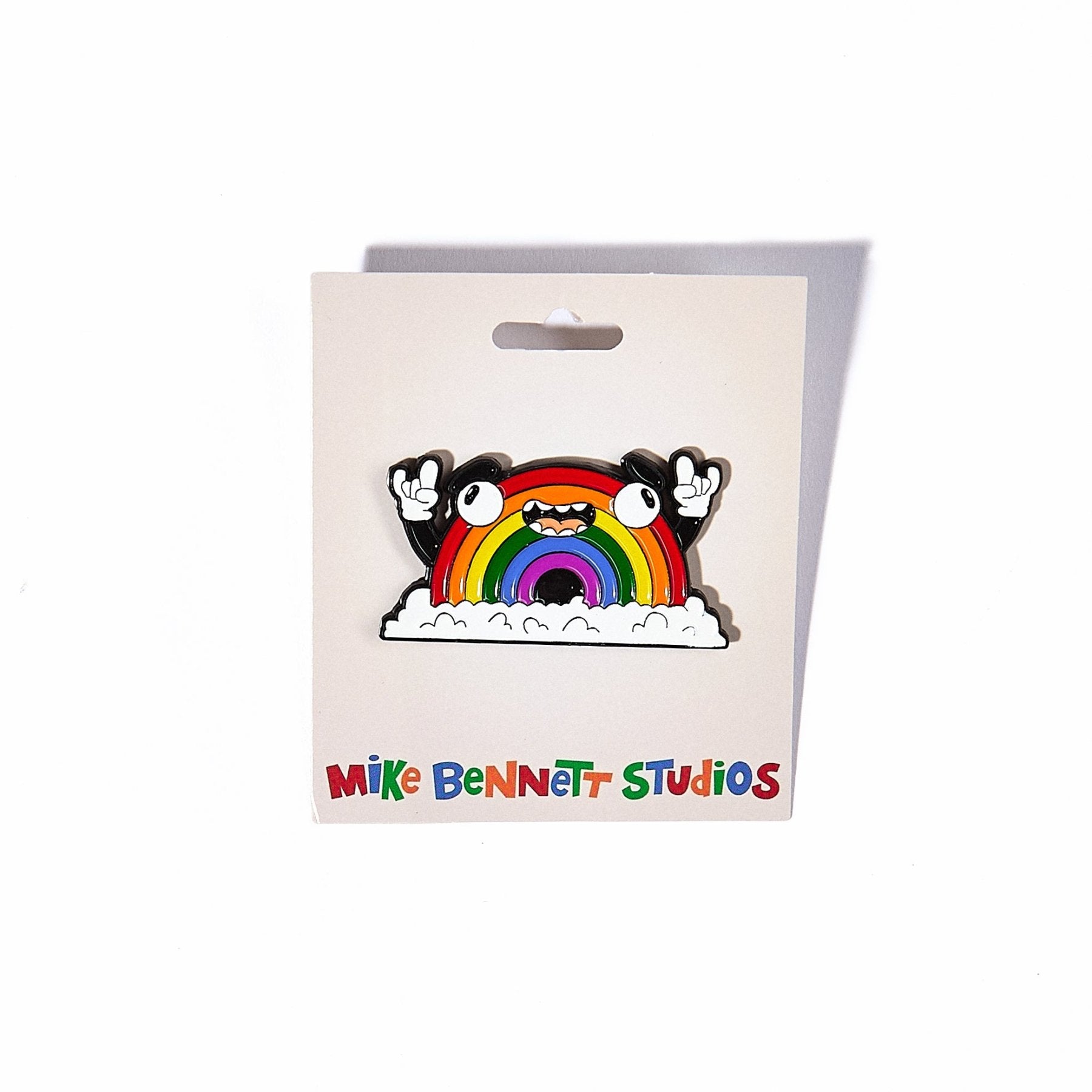 Rainbow Enamel Pin - Mike Bennett Studios