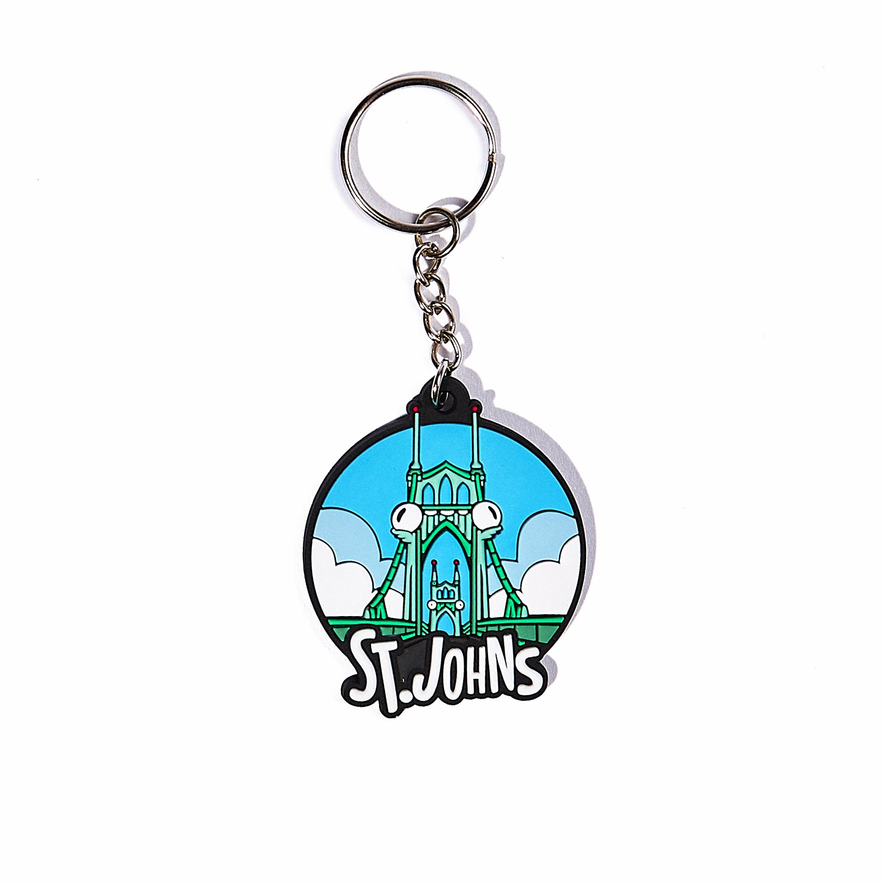 St. Johns Bridge, Portland Keychain - Mike Bennett Studios