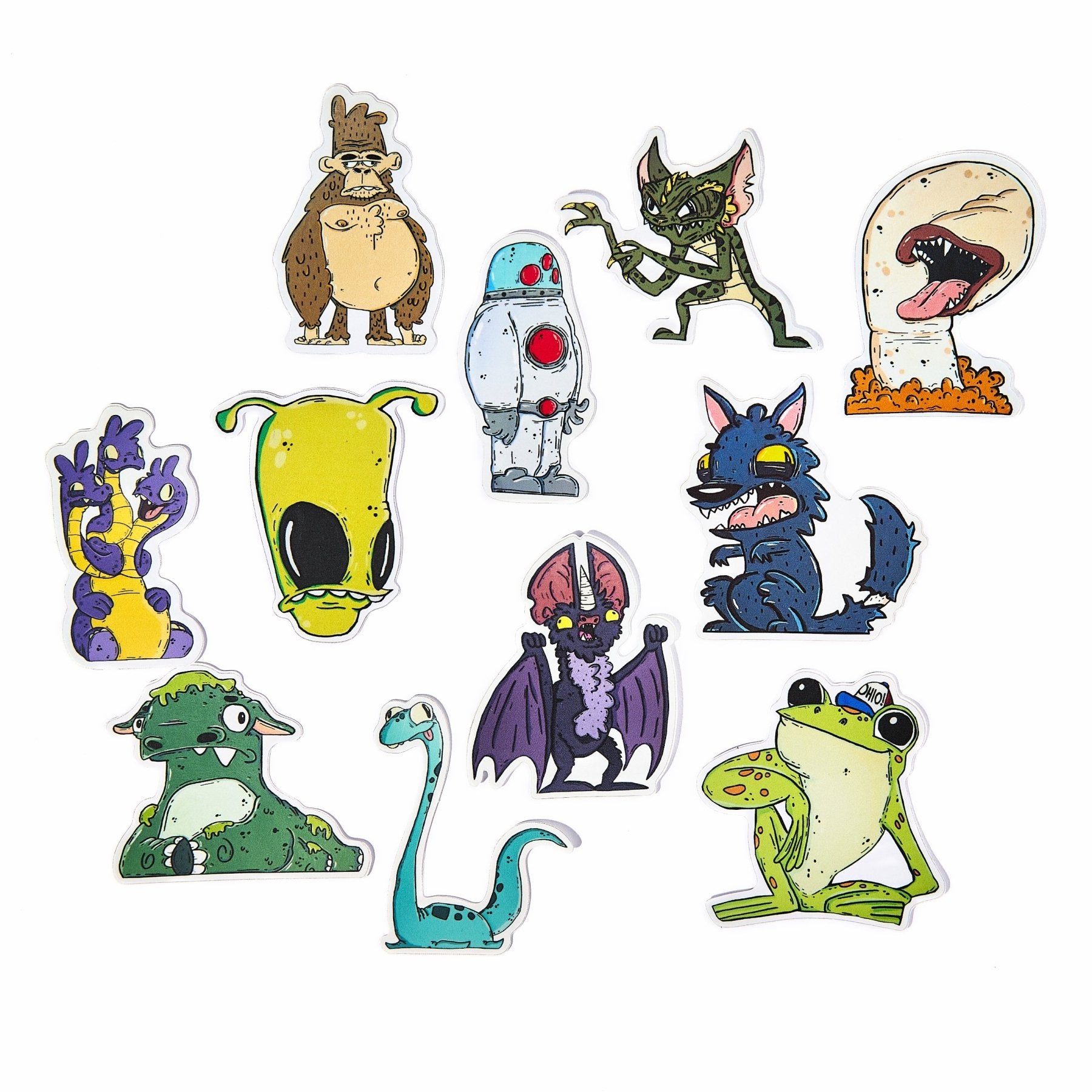 Cryptids Mystery Sticker Pack - alternate