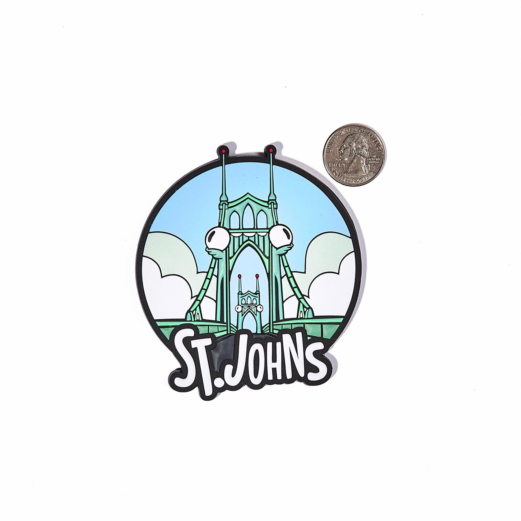 St. Johns Bridge, Portland Magnet - alternate
